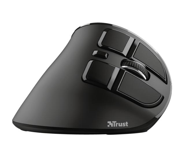 Мишка TRUST Voxx Ergonomic Wireless, черен