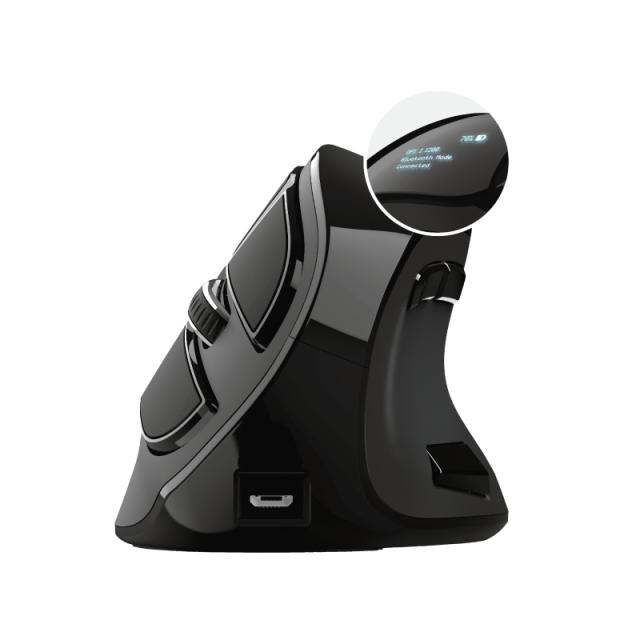 Мишка TRUST Voxx Ergonomic Wireless, черен
