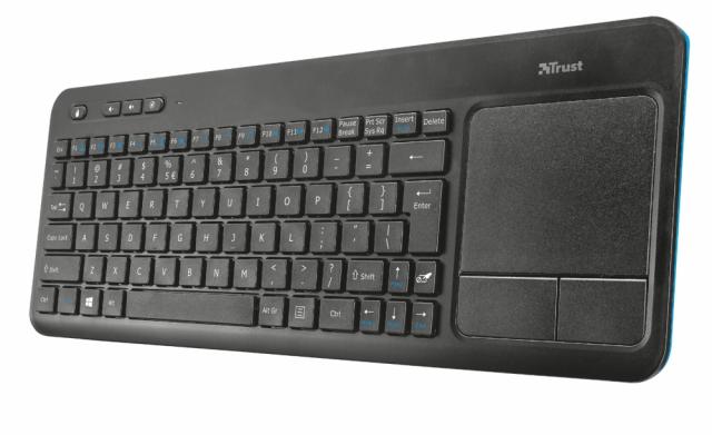Клавиатура TRUST Veza Wireless Touchpad Keyboard