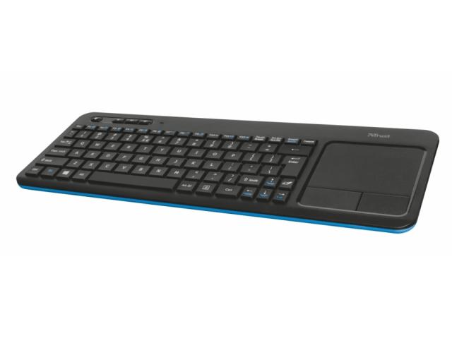 Клавиатура TRUST Veza Wireless Touchpad Keyboard