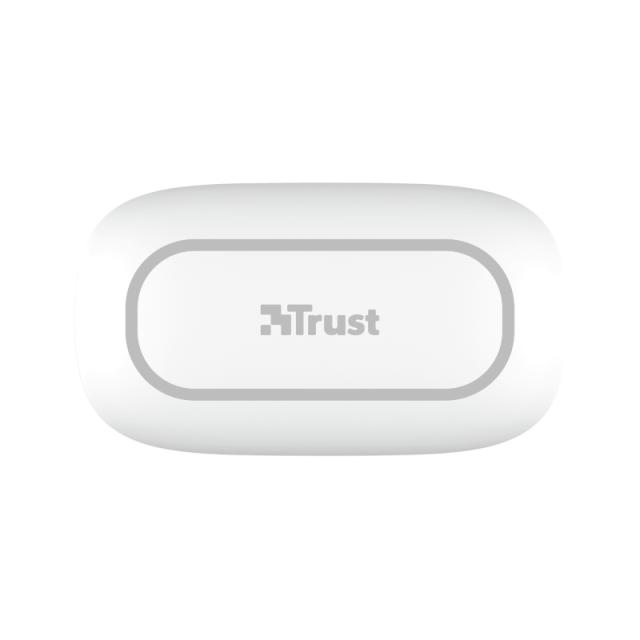 Слушалки TRUST Nika Compact, безжични, Bluetooth, микрофон, Бели