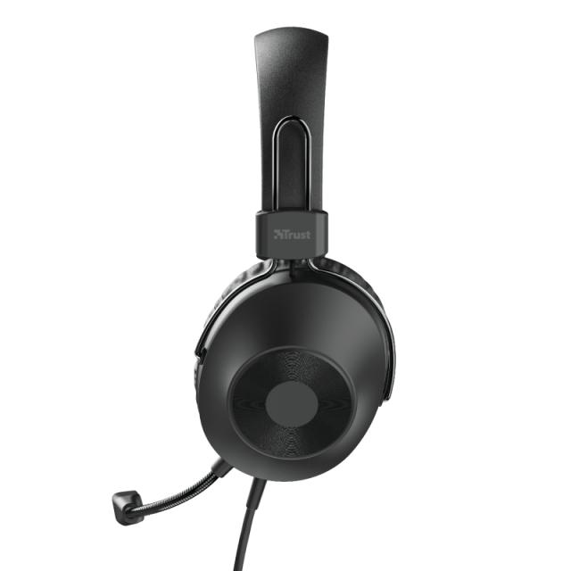 Слушалки Trust Ozo, микрофон, USB, черни
