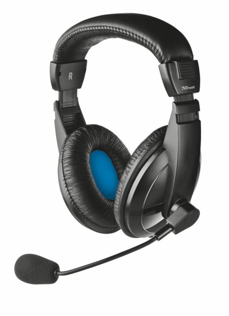Слушалки TRUST Quasar Headset for PC and laptop