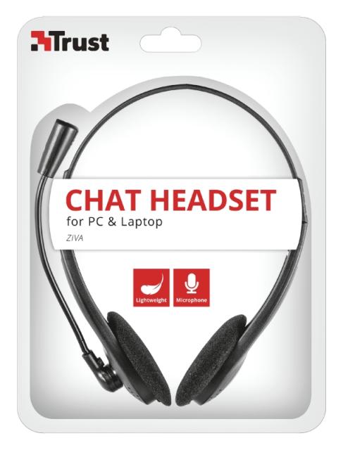 Слушалки TRUST Ziva Chat headset