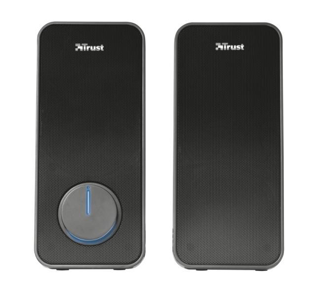 Тонколони Trust Arys, 2.0, 14W, USB, черни