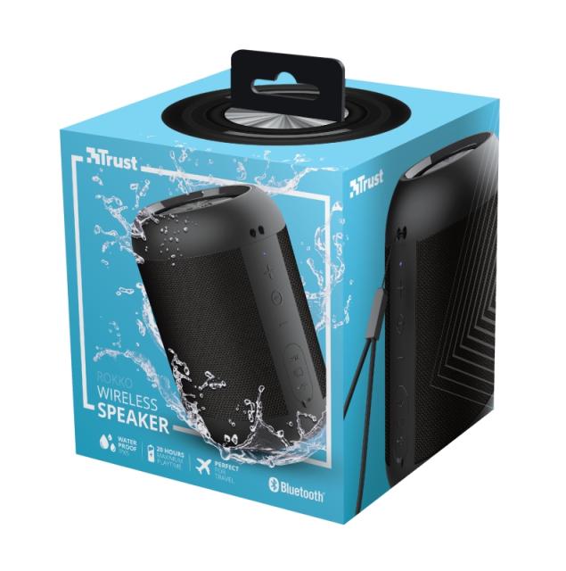 Тонколона Trust Rokko, 1.0, 5 W, Bluetooth, 3.5 mm, SD card, черен