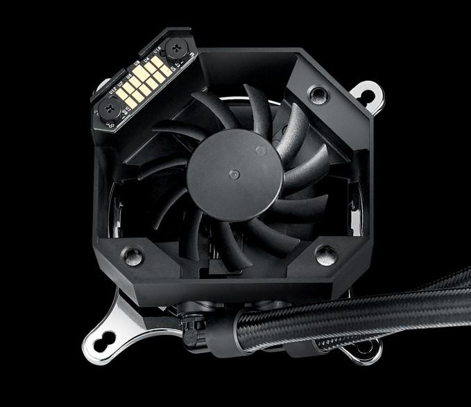 ASUS ROG Ryujin II 360 all-in-one liquid CPU cooler with 3.5inch LCD embedded pump fan and 3xROG 120mm ARGB radiator fans 90RC00B1-M0UAY0