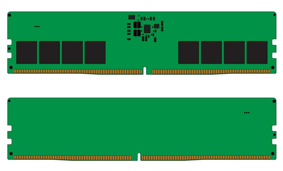 Памет KINGSTON 16GB 4800MHz DDR5 Non-ECC CL40 DIMM 1Rx8 KVR48U40BS8-16