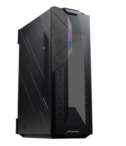 ASUS ROG Z11 GR101 PC Case mini ITX Tempered Glass Panel Headphone Microphone ports LED Lighting Control Button Black ROG Z11 GR101