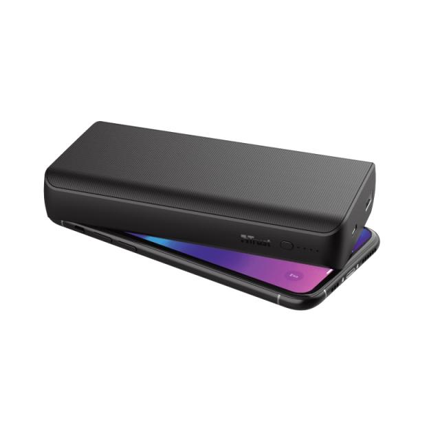 Външна батерия TRUST 23892, 20 000 mAh, Laro 65W, USB / Type-C, за лаптоп