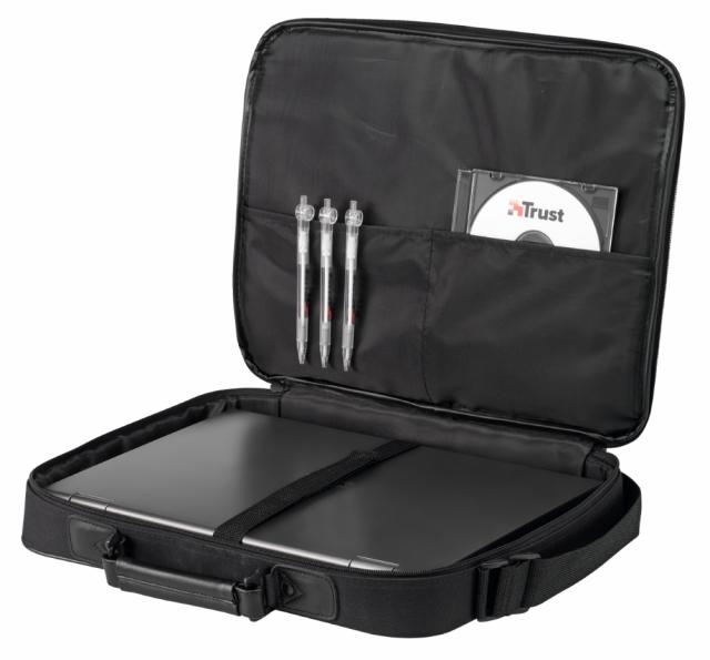 Чанта за лаптоп Trust Atlanta Carry Bag за лаптопи до 16" (40.64 cm), черна