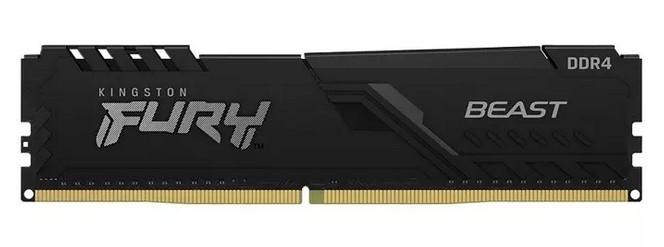 Памет KINGSTON 16GB 3200MHz DDR4 CL16 DIMM FURY Beast Black KF432C16BB/16