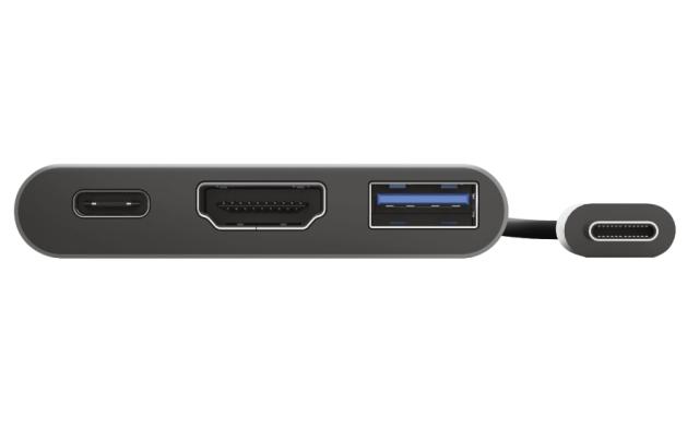 Адаптер TRUST Dalyx 3-IN-1 USB-C Adapter