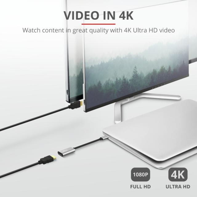 Адаптер TRUST Dalyx USB-C HDMI Adapter