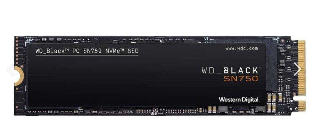 Western Digital Black SN770 NVMe 500GB PCIe Gen4 16GT/s M.2 2280 WDS500G3X0E