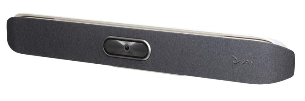 Видеоконферентната система Poly Studio X50, All-in-one 4K Video Conf/Wireless, съвместимост със сензорен дисплей, 5x цифрово увеличение, 1x USB-C, 1x HDMI, сива - 2200-85970-101