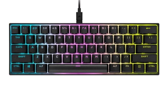 CORSAIR K65 Mini MX Red Mechanical Gaming Keyboard CH-9194010-NA
