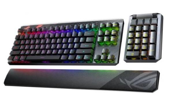ASUS ROG Claymore II TKL Wireless RGB Modular Gaming Keyboard Black 90MP01W0-BKUA01