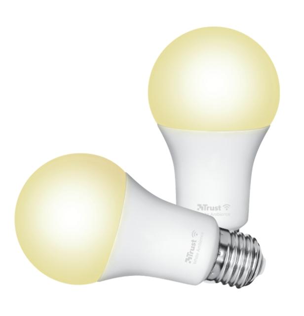 Крушка TRUST Smart WiFi LED Bulb E27 Duo Pack