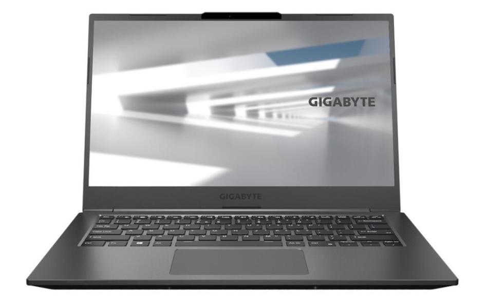 Лаптоп GIGABYTE U4 14.0" FHD IPS, Intel i5-1155G7 2.5GHz ,2x8GB DDR4, 512GB SSD, Intel Iris XE, Free DOS