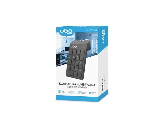 Клавиатура uGo Numpad Askja K140 Wired USB Black