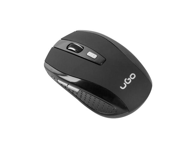 Мишка uGo Mouse MY-03 wireless optical 1800DPI, Black