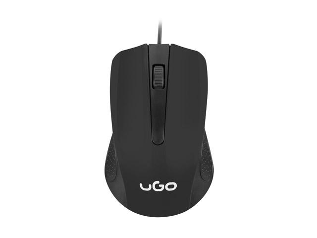 Мишка uGo Mouse UMY-1213 optical 1200DPI, Black