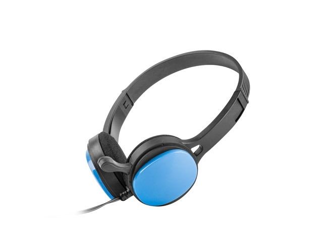 Слушалки uGo USL-1222, микрофон, 3.5 mm jack, Сини