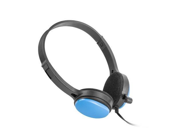 Слушалки uGo USL-1222, микрофон, 3.5 mm jack, Сини