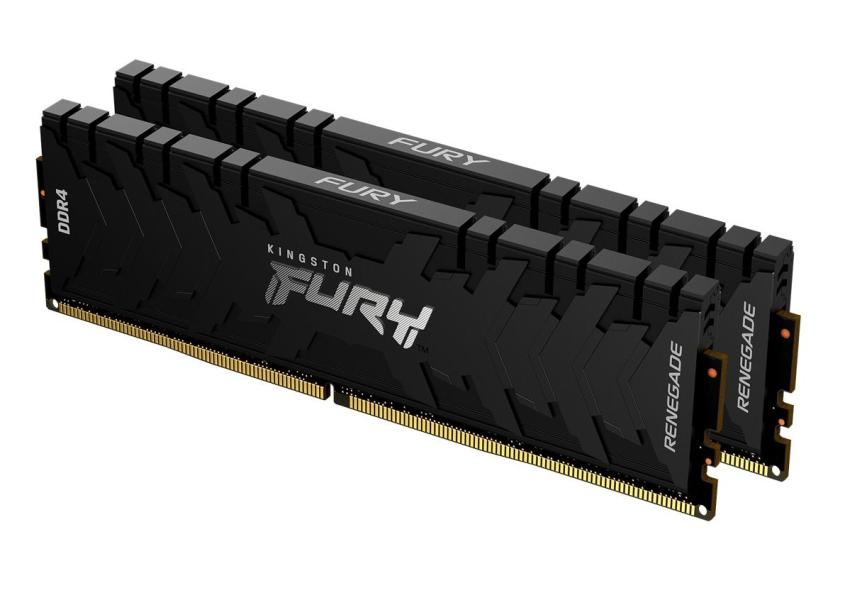 Памет KINGSTON 32GB 3200MHz DDR4 CL16 DIMM Kit of 2 1Gx8 FURY Renegade Black KF432C16RB1K2/32