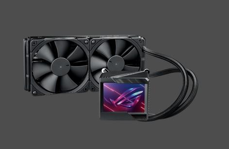 Охладител за процесор ASUS ROG Ryujin II 240 All-in-One liquid CPU cooler with 3.5inch color LCD Embedded pump fan and 2x Noctua iPPC 2000 PWM 120mm fans ROGRYUJINII240