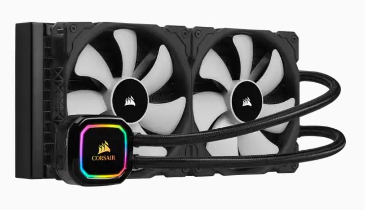 CORSAIR iCUE H115i RGB PRO XT Liquid CPU Cooler 280mm Radiator Dual 140mm PWM Fans CW-9060044-WW