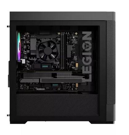 Настолен компютър Lenovo Legion T5, AMD Ryzen 9 5900X 3.7/4.8GHz, NVIDIA GeForce RTX 3070 8GB, 32GB DDR4, 1TB SSD M.2, 4x USB 3.2 Gen 1, Free DOS
