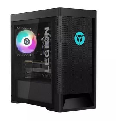 Настолен компютър Lenovo Legion T5, AMD Ryzen 9 5900X 3.7/4.8GHz, NVIDIA GeForce RTX 3070 8GB, 32GB DDR4, 1TB SSD M.2, 4x USB 3.2 Gen 1, Free DOS