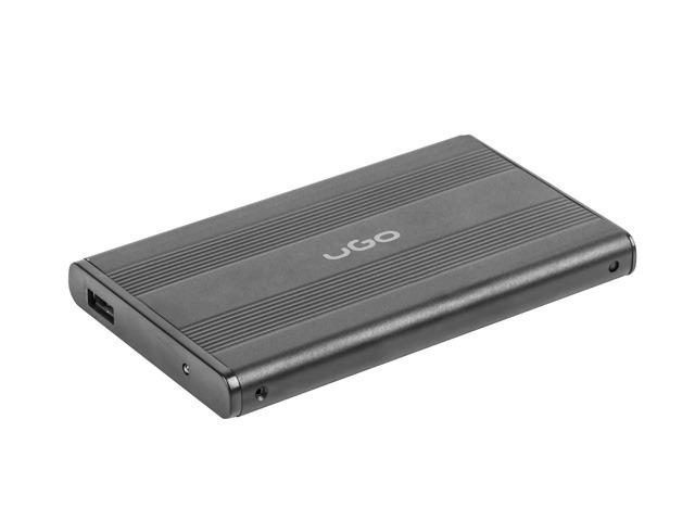 Кутия за твърд диск uGo External enclosure MARAPI S130 SATA 2.5" USB 3.0 Aluminium Black