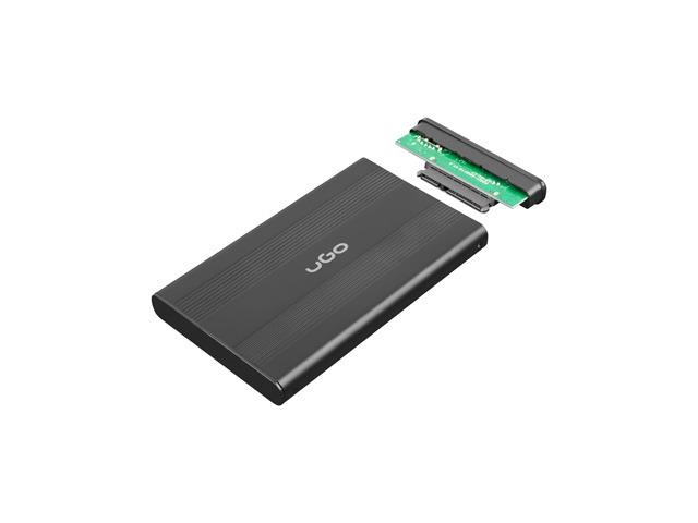 Кутия за твърд диск uGo External enclosure MARAPI S130 SATA 2.5" USB 3.0 Aluminium Black