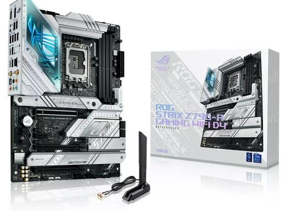 Дънна платка Asus ROG STRIX Z790-A GAMING WIFI D4, Z790, LGA1700, DDR4, PCI-E 5.0 (DP&HDMI), 4x SATA 6Gb/s, 4x M.2, 2x USB Type-C, ATX