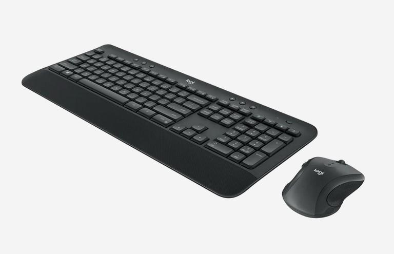 Комплект клавиатура и мишка  Logitec MK545 ADVANCED Keyboard and Mouse Combo (US), Wireless, черен