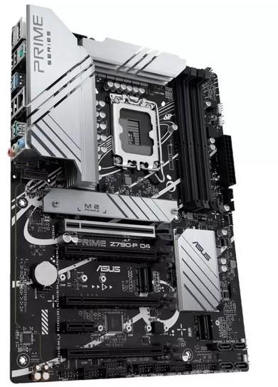 Дънна платка Asus PRIME Z790-P D4, Z790, LGA1700, 4 x DDR4, PCI-E 5.0 (DP / HDMI), 4 x SATA 6Gb/s, 3x M.2, 1x USB Type-C, Aura Sync, ATX