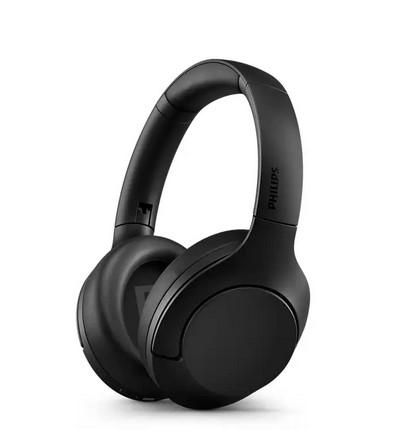 Слушалки Philips TAH8506BK/00, безжични, Bluetooth, микрофон, ANC, Черни