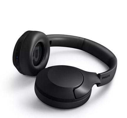 Слушалки Philips TAH8506BK/00, безжични, Bluetooth, микрофон, ANC, Черни