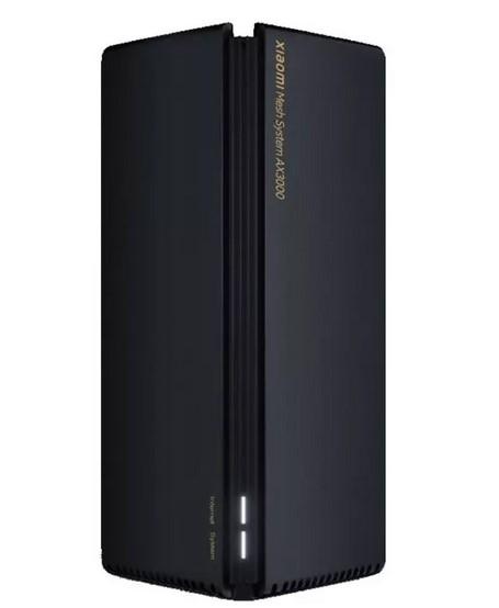 Рутер Xiaomi Mi Mesh System AX3000 DVB4315GL (1 pack), Wi-Fi 6, 3000Mbps, 2.4GHz (574Mbps) , 5GHz (2402Mbps), Wireless AX, LAN 3x 10/100/1000Mbps, WAN 1x 10/100/1000Mbps, Черен
