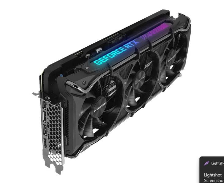 Видео карта Nvidia GAINWARD GeForce RTX 3070 Phantom+, 8GB GDDR6, 256-bit, 3 x DisplayPort, HDMI