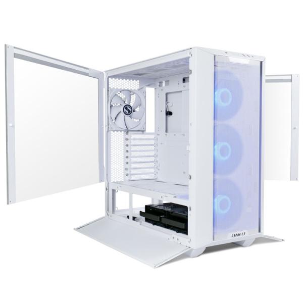 Кутия Lian Li LANCOOL III RGB Mid-Tower, Tempered Glass, Бяла