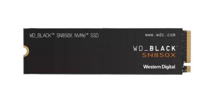 Western Digital Black 2TB SN850X, PCIe Gen4 x4 M.2 (2280), Without Heatsink , WDS200T2X0E