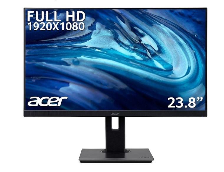 Монитор Acer B247Ybmiprzx, 23.8" (60.45 cm) IPS панел, 75Hz, Full HD, 4ms, 250cd/m2, 100 000 000:1, DisplayPort, HDMI, VGA