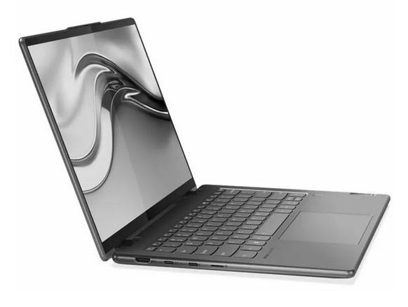 Лаптоп Lenovo Yoga Slim 7 Pro 14IAP7, (12-ядрен) Alder Lake Intel Core i5-1240P 3.3/4.4 GHz, 14" (35.56 cm) 2.8K IPS Anti-Glare 90Hz Display, (Thunderbolt 4), 16GB DDR5, 512GB SSD, Grey , Windows 11 Home, 82SV000MBM