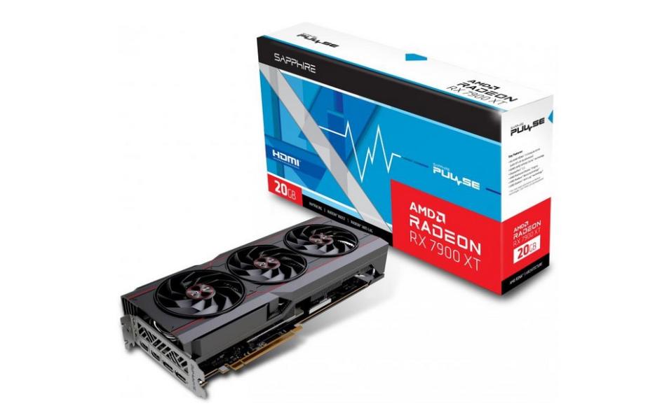 Видео карта SAPPHIRE PULSE RADEON RX 7900 XT GAMING OC 20GB GDDR6 320-bit, 2xHDMI, 2xDP