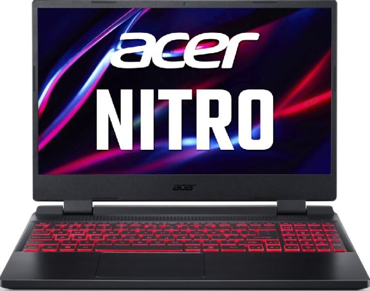Лаптоп Acer Aspire Nitro 5 AN515-46-R2Z, 15.6'' (39.62 cm), Full HD, (6-ядрен) AMD Ryzen 5 6600H (3.3/4.5GHz, 16M), NVIDIA RTX 3050 4GB GDDR6, 16GB DDR5 4800MHz, 512GB SSD, Free DOS
