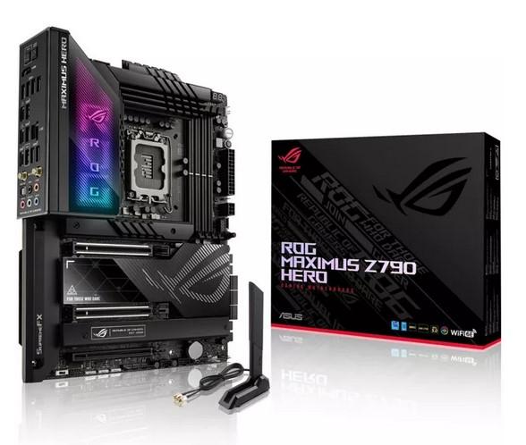 Дънна платка Asus ROG MAXIMUS Z790 HERO, Z790, LGA1700, DDR5, PCI-E 5.0 (HDMI), 6x SATA 6Gb/s, 5x M.2, 3x USB Type-C, ATX